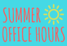 Summer Office Hours