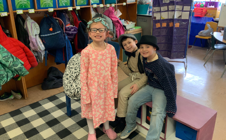 kids in classroom