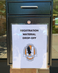 Registration Material Drop Off Box
