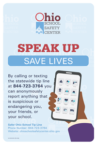 Ohio School Safety Center Poster